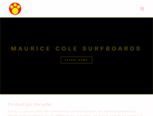 Tablet Screenshot of mauricecole.com